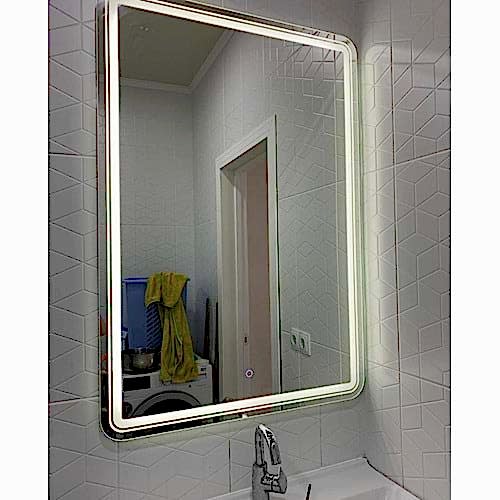 Led Işıklı Dikdörtgen Banyo Aynası