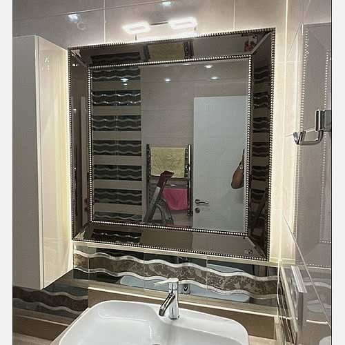 TEK AÇILI BONCUK ÇITALI BANYO AYNASI
